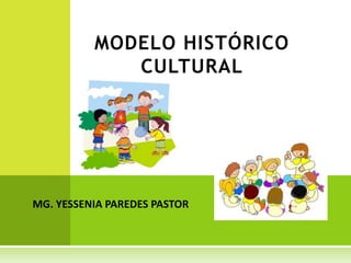MODELO HISTÓRICO
CULTURAL
MG. YESSENIA PAREDES PASTOR
 