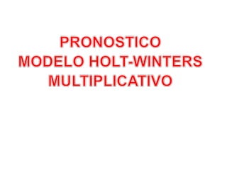 Modelo holt winters_multiplicativo