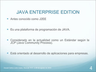 Modelo Java Enterprise Edition | PPT