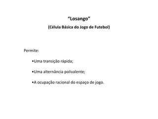 Criar situações de finalização;