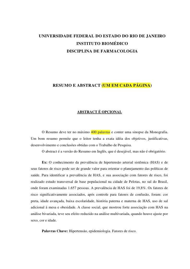 Abstract monografia