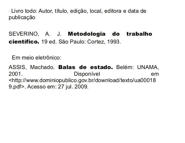 Exemplo monografia abnt