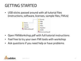 Modelon FMI Tutorial NAMUG 2016 | PDF