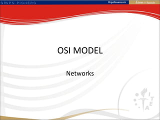 OSI MODEL Networks 