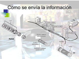 Como se envía la información




Packet




                               CRC
 