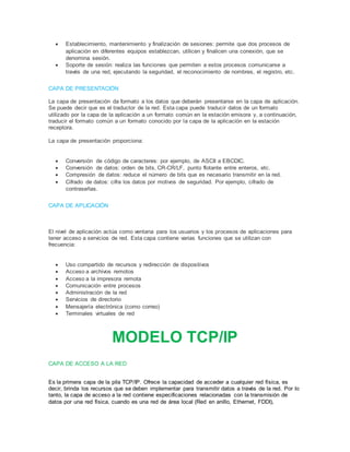 Normas del Modelo OSI y modelo UTP