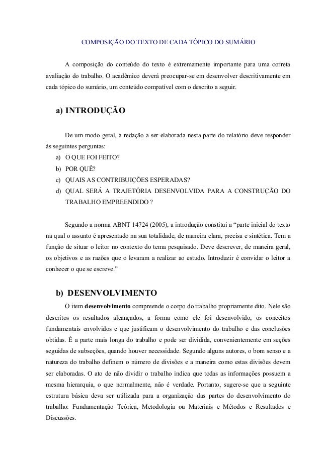 Como fazer resultados e discussões de um relatório