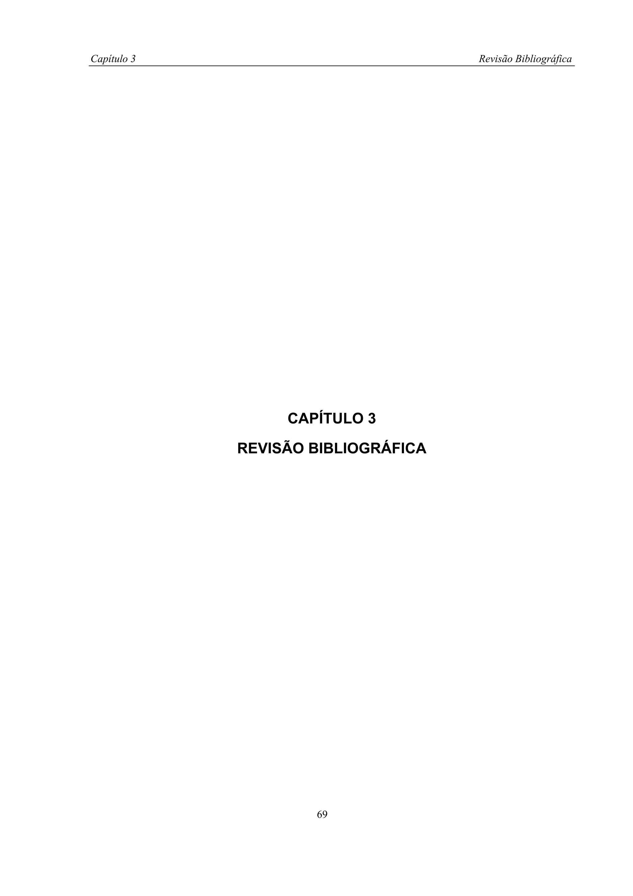 Capítulo 3                           Revisão Bibliográfica




                  CAPÍTULO 3

             REVISÃO BIBLIOGRÁFICA




                     69
 