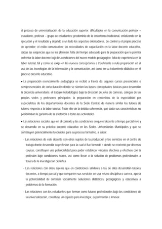 Modelo pedagógico para la teleformación permanente de los docentes de las sedes universitarias municipales. tesis doctoral cubana