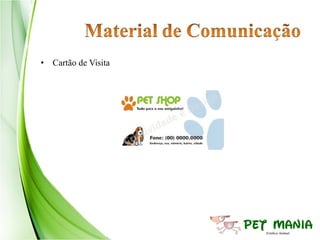• Cartão de Visita
 