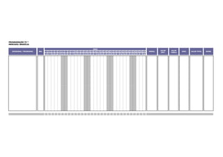 PROGRAMAÇÃO TV *
MERCADO: BRASÍLIA

                                                                                     MAIO
                                                                                                                                                   VALOR   VALOR
  EMISSORAS / PROGRAMAS   SEG.   1   2   3   4   5   6   7   8   9   10 11 12 13 14 15 16 17 18 19 20 21 22 23 24 25 26 27 28 29 30 31   INSERÇ.                    DESC.   VALOR TOTAL   SHARE
                                                                                                                                                   UNIT.   TABELA
                                 S   T   Q   Q   S   S   D   S   T   Q Q S    S D S    T Q Q S     S D S     T Q Q S    S D S     T Q
 