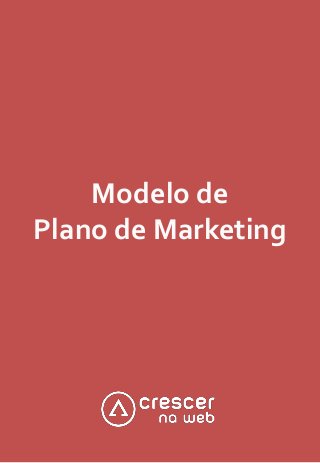Modelo de
Plano de Marketing
 