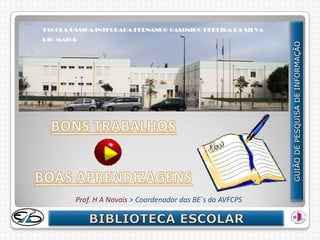 Prof. H A Novais > Coordenador das BE`s do AVFCPS
 