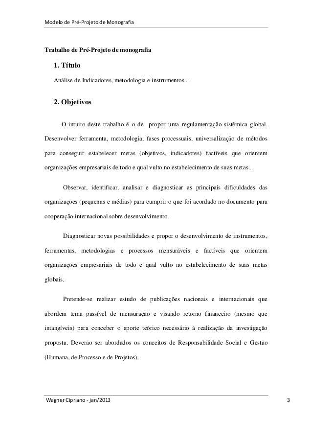 Monografia metodologia exemplo