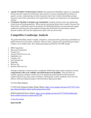 Rfid Information.pdf Global ModelOps Market Growth and Enterprise AI Operationalization ...