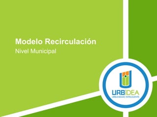 Modelo Recirculación
Nivel Municipal

 
