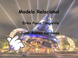 Modelo Relacional Erika Paola Tangarife Jairo Andres Cardenas  11.2 