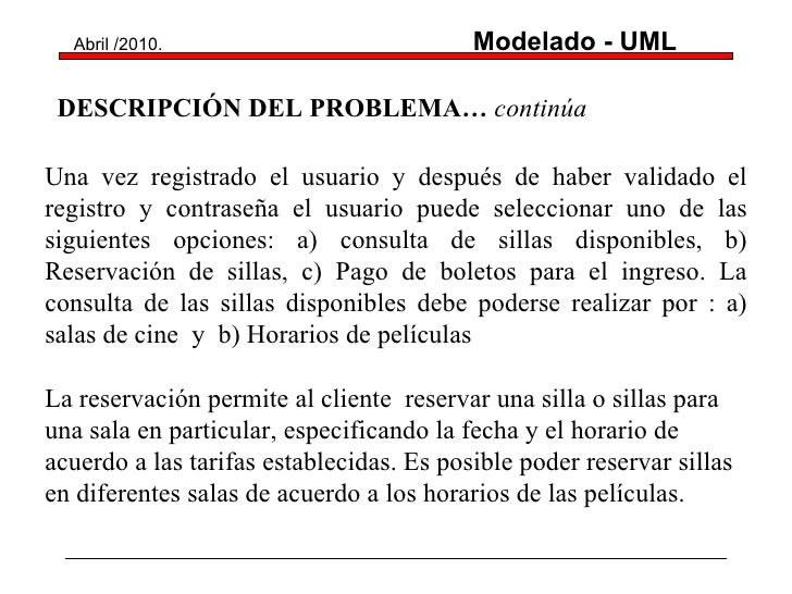 Requisito de informacion uml