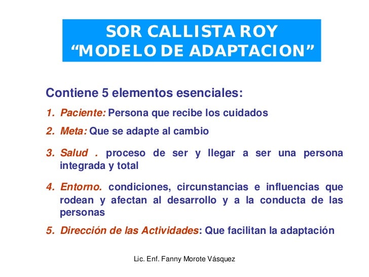 TEORIA DE SOR CALLISTA ROY PDF