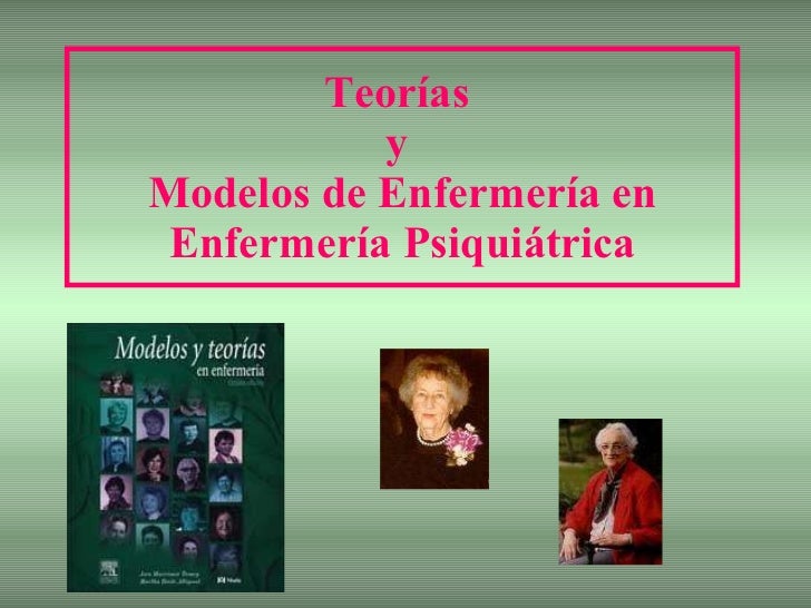 Modelos deenfermeriapsiquiatrica