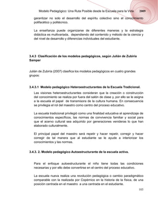 Modelos pedagogicos | PDF