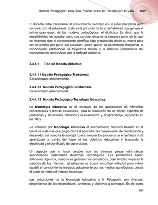 Modelos pedagogicos | PDF