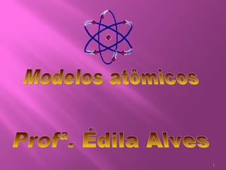 Modelos atômicos  Profª. Édila Alves 