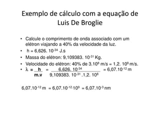 Conceitos fundamentais
• Núcleo muito pequeno, contendo prótons e nêutrons;
• Elétrons em torno do núcleo em orbitais.
• Elétrons carregados negativamente;
• Prótons carregados positivamente;
• Nêutrons são neutros:
• Prótons e nêutrons possuem aproximadamente a mesma
  massa: 1,67 X 10-27 kg
• Elétrons possuem massa muito menor: 9,11 X 10-31 kg
 