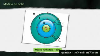 Modelo de Bohr
Modelo Rutherford - Bohr
quimica - m)celo mIorim´
 