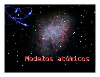 Modelos atómicos
 