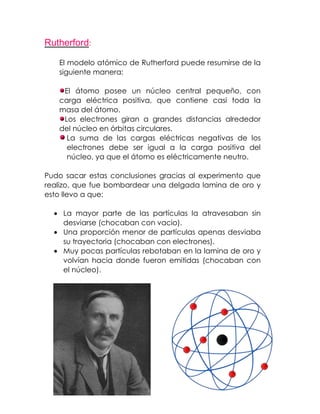 Grupo Nº 3 - Modelos atómicos a través del tiempo