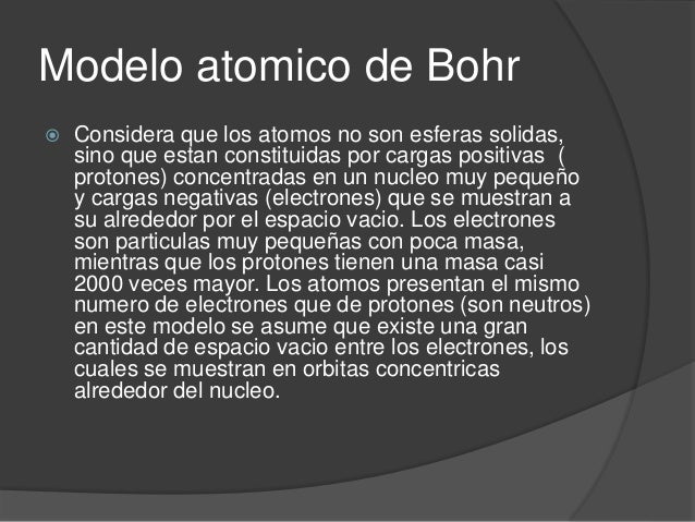 Modelos atomicos de bohr y lewis