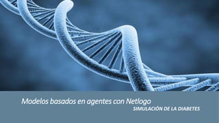 Modelos basados en agentes con Netlogo
SIMULACIÓN DE LA DIABETES
 