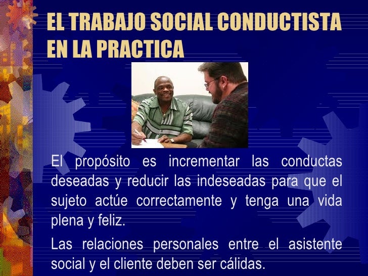 Modelos conductistas Trabajo Social