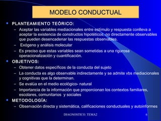 Modelos conductuales