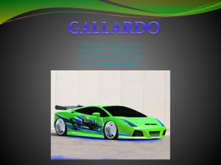 CREADO EN EL AÑO: 2003-2008
TIPO DE MOTOR : LAMBORGHINI V10
CAPACIDAD DEL MOTOR: 4,961 CM³
VELOCIDAD máxima : 315KM/H
 