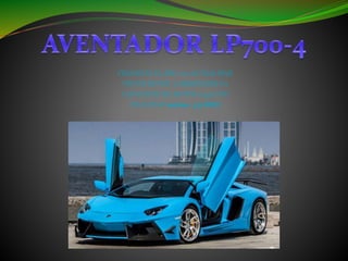 CREADO EN EL AÑO: 2011-ACTUALIDAD
TIPO DE MOTOR : LAMBORGHINI V12
CAPACIDAD DEL MOTOR: 6,498 CM³
VELOCIDAD máxima : 375 KM/H
 
