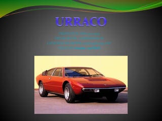 CREADO EN EL AÑO: 1973-1979
TIPO DE MOTOR : LAMBORGHINI V8
CAPACIDAD DEL MOTOR: 2,463/2,996/1,994 CM³
VELOCIDAD máxima : 230KM/H
 