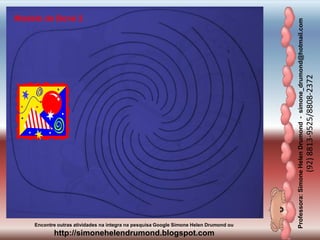 Professora:SimoneHelenDrumond-simone_drumond@hotmail.com
(92)8813-9525/8808-2372
Encontre outras atividades na integra na pesquisa Google Simone Helen Drumond ou
http://simonehelendrumond.blogspot.com
Modelo de Boné 2
 