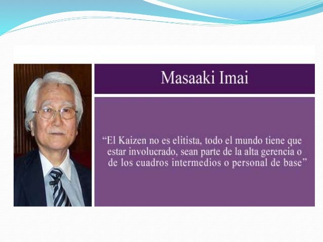 Modelos de calidad Masaaki Imai