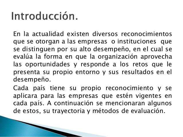 modelos de calidad total 3 modelos de reconocimientos