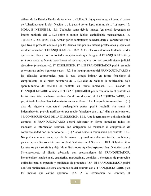 Modelos De Contratos Civiles Y Mercantiles El Salvador