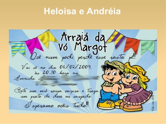 Modelos De Convite Para Festa Junina Slide