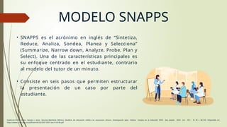 Snapps Pdf modelos de educacion en area medica.pptx