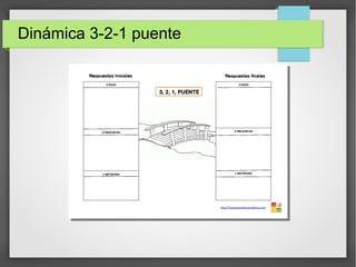 Dinámica 3-2-1 puente
 