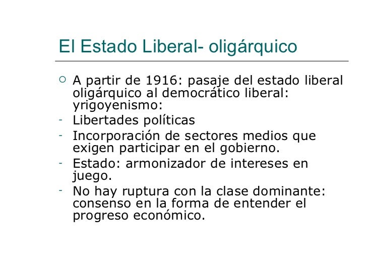 Modelos de estado en la Argentina