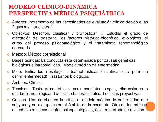 Modelos de evaluación psicologica