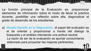 PRESENTACION DE LOS MODELOS DE EVALUACION | PPTX