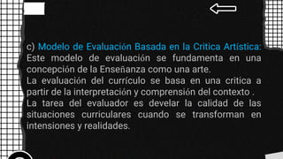PRESENTACION DE LOS MODELOS DE EVALUACION | PPTX