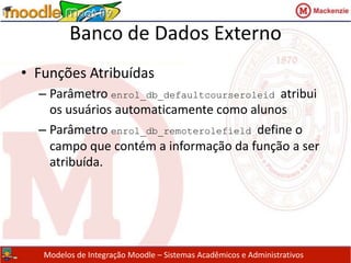 Banco de Dados ExternoBancos suportados:AccessADOMSSQLBorland IbaseCSVDB2FBSQLFireBirdIbaseInformixMySQLOCI8OCI8ProODBCOraclePostgreSQLProxySQLAnyWhereSyBaseVFP